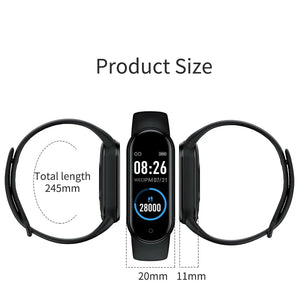 M5 Smart Watch Color Screen Step Counting Multi Sport Mode Smart Band iOS/Android