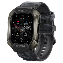 Load image into Gallery viewer, TECHO M1 Rugged Outdoor, Blood Pressure, 5ATM IP69K Waterproof, Bluetooth Smartwatch For Men
