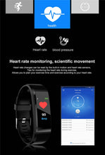 Load image into Gallery viewer, Color LED Fitness Tracker Waterproof Bluetooth
