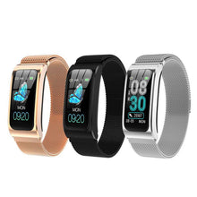 Load image into Gallery viewer, Luxury Smart Bracelet Smartwatch AK12, Bluetooth, Waterproof, Heart rate, iOS/Android
