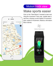 Load image into Gallery viewer, Luxury Smart Bracelet Smartwatch AK12, Bluetooth, Waterproof, Heart rate, iOS/Android
