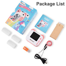 Load image into Gallery viewer, Prograce Kid Instant Print Camera Thermal Printing Camera Digital Photo Camera Girl&#39;s Toy Child Camera Video Boy&#39;s Birthday Gift
