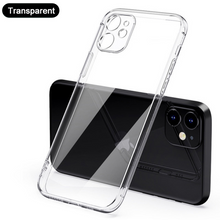 Load image into Gallery viewer, Transparent Clear Luxury Plating Silicone Case For iPhone
